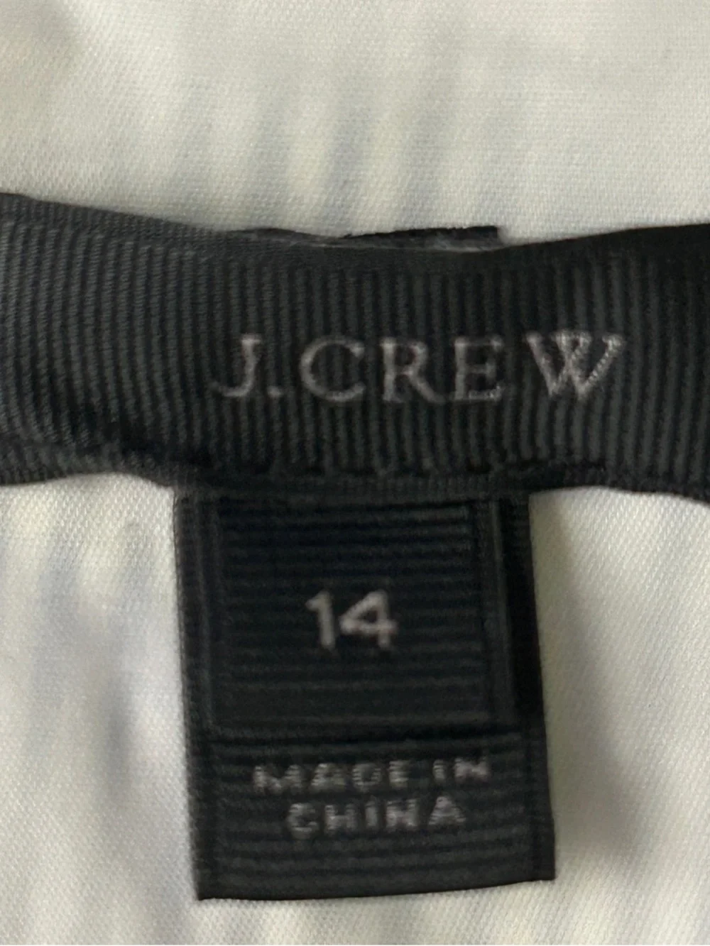 J.Crew Blue White Pinstripe Sheath Dress Cotton Blend Size 14 - Picture 6 of 9